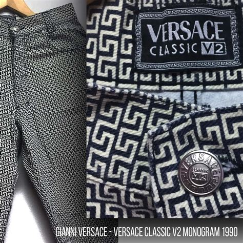 monograma versace|I brand di moda hanno riscoperto il monogram .